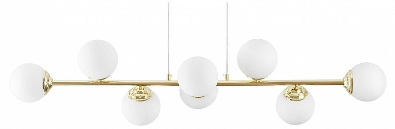 Люстра LUMINA DECO Fino TP 2002-8 GD цвет плафона/подвески Белый, цвет арматуры Золото
