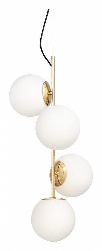 Люстра LUMINA DECO Stelvio LDP 6041-4 GD цвет плафона/подвески Белый, цвет арматуры Золото