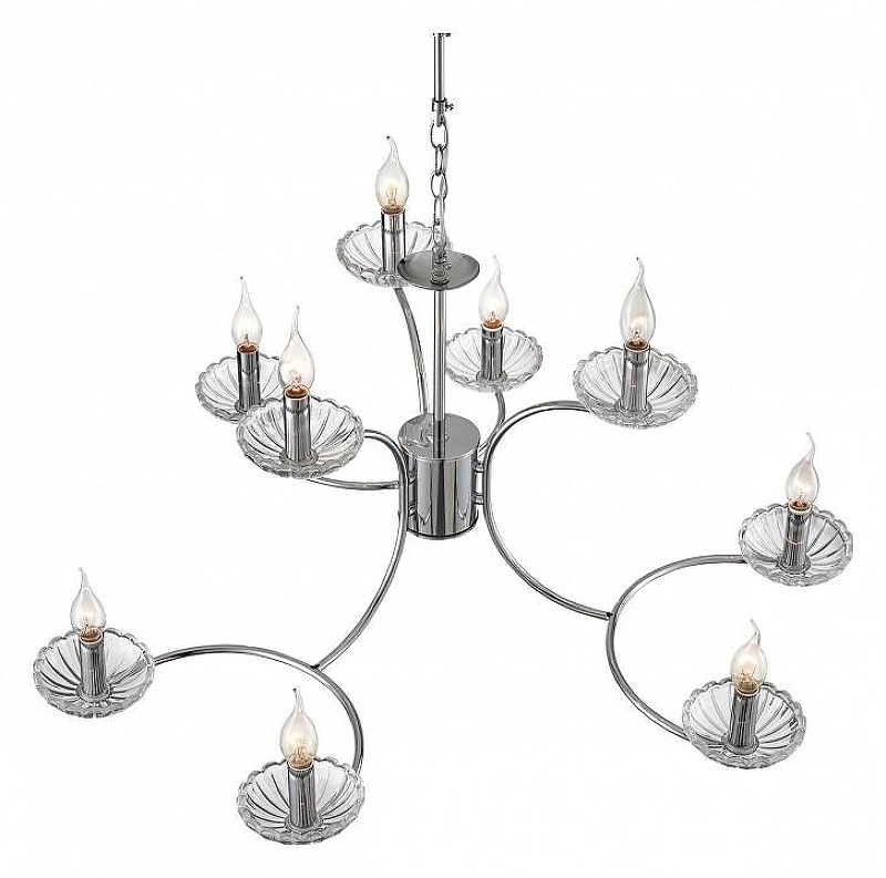 Люстра Lumion Classi 8155/9 цвет арматуры Прозрачный, Хром