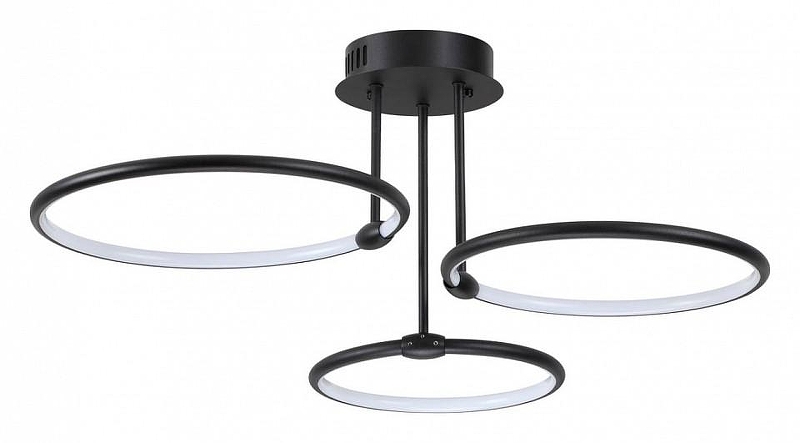 Люстра Lumion Ledio 6506/66CL цвет плафона/подвески Белый, Черный, цвет арматуры Черный