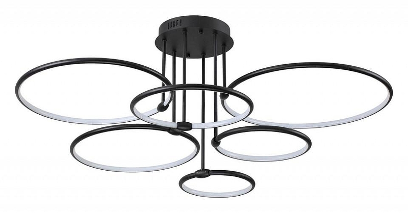 Люстра Lumion Ledio 6506/99CL цвет плафона/подвески Белый, Черный, цвет арматуры Черный