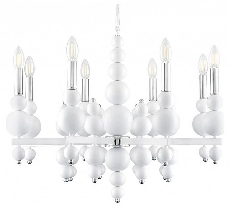 Люстра Lumion NANA 8260/8 цвет арматуры Белый, Хром
