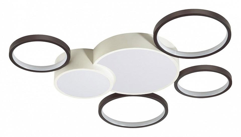 Люстра Lumion Norbert 5253/99CL цвет плафона/подвески Белый, Черный, цвет арматуры Белый