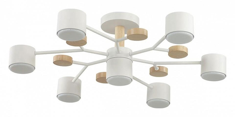 Люстра Lumion Rondo 8195/7C цвет плафона/подвески Белый, цвет арматуры Белый, Коричневый