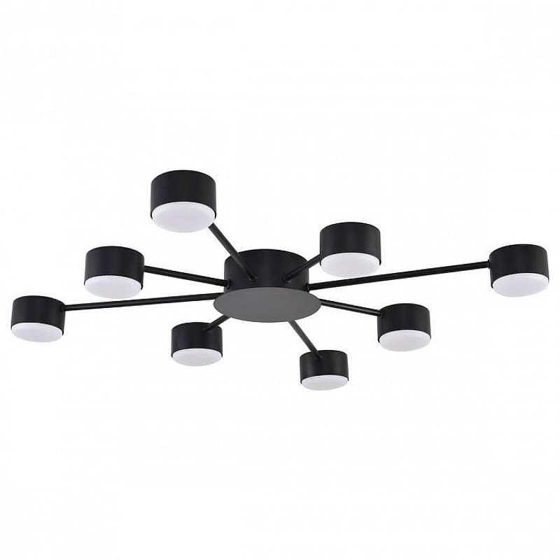 Люстра Lumion TORINA 8344/8C цвет плафона/подвески Черный, цвет арматуры Черный
