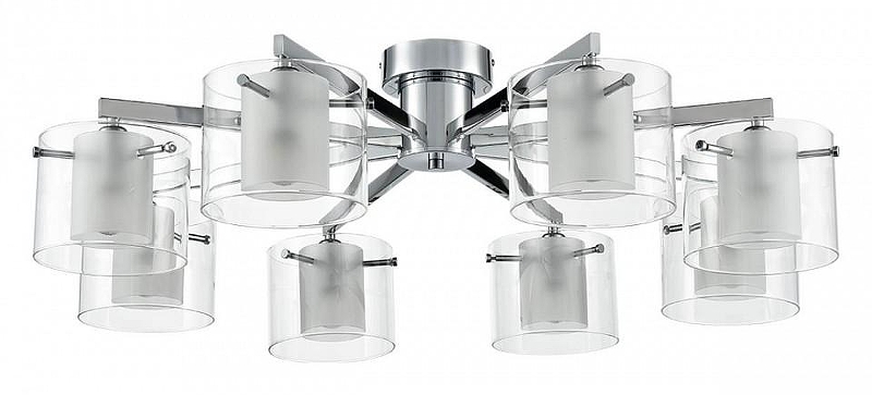 Люстра Lumion VERDI 8261/8C цвет плафона/подвески Прозрачный, цвет арматуры Хром