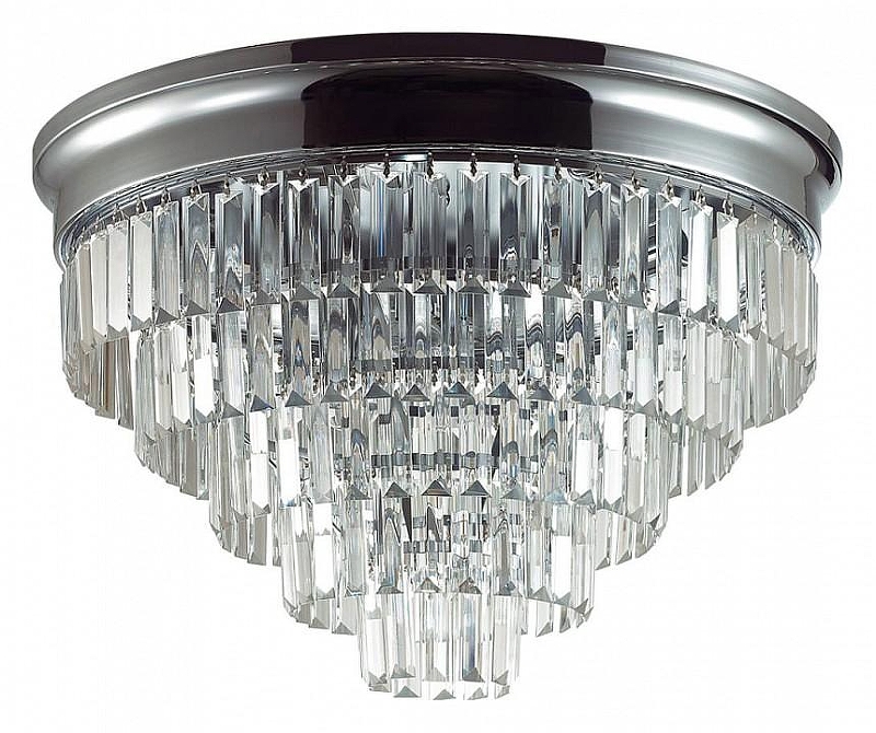 Люстра Lumion ZAHA 8266/8C цвет плафона/подвески Прозрачный, цвет арматуры Хром