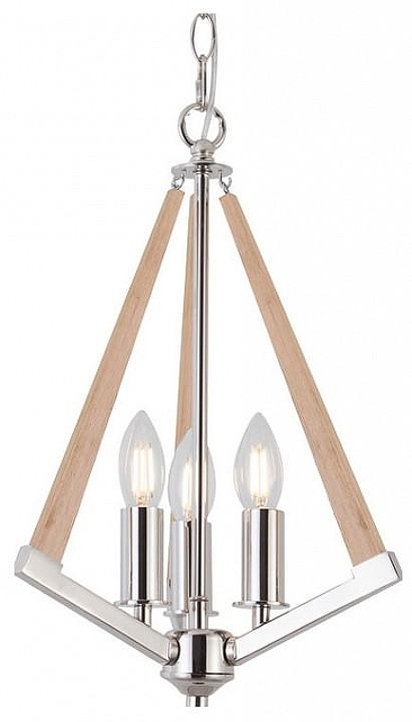 Люстра Lussole Clovis LSP-8745 цвет арматуры Коричневый, Хром