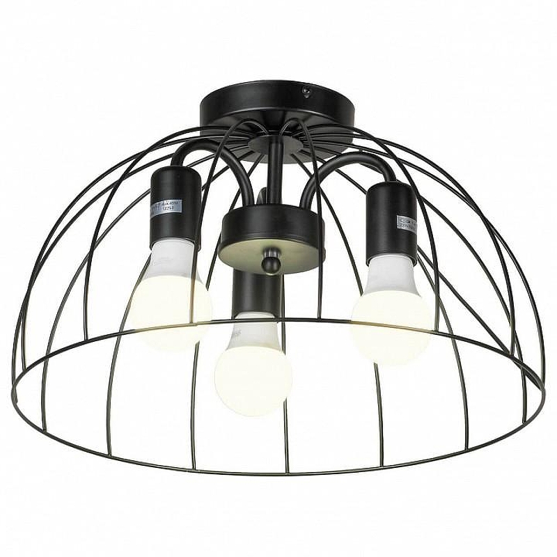 Люстра Lussole Lattice 1 GRLSP-8215 цвет арматуры Черный
