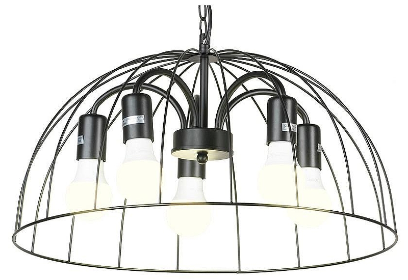 Люстра Lussole Lattice 1 GRLSP-8216 цвет арматуры Черный