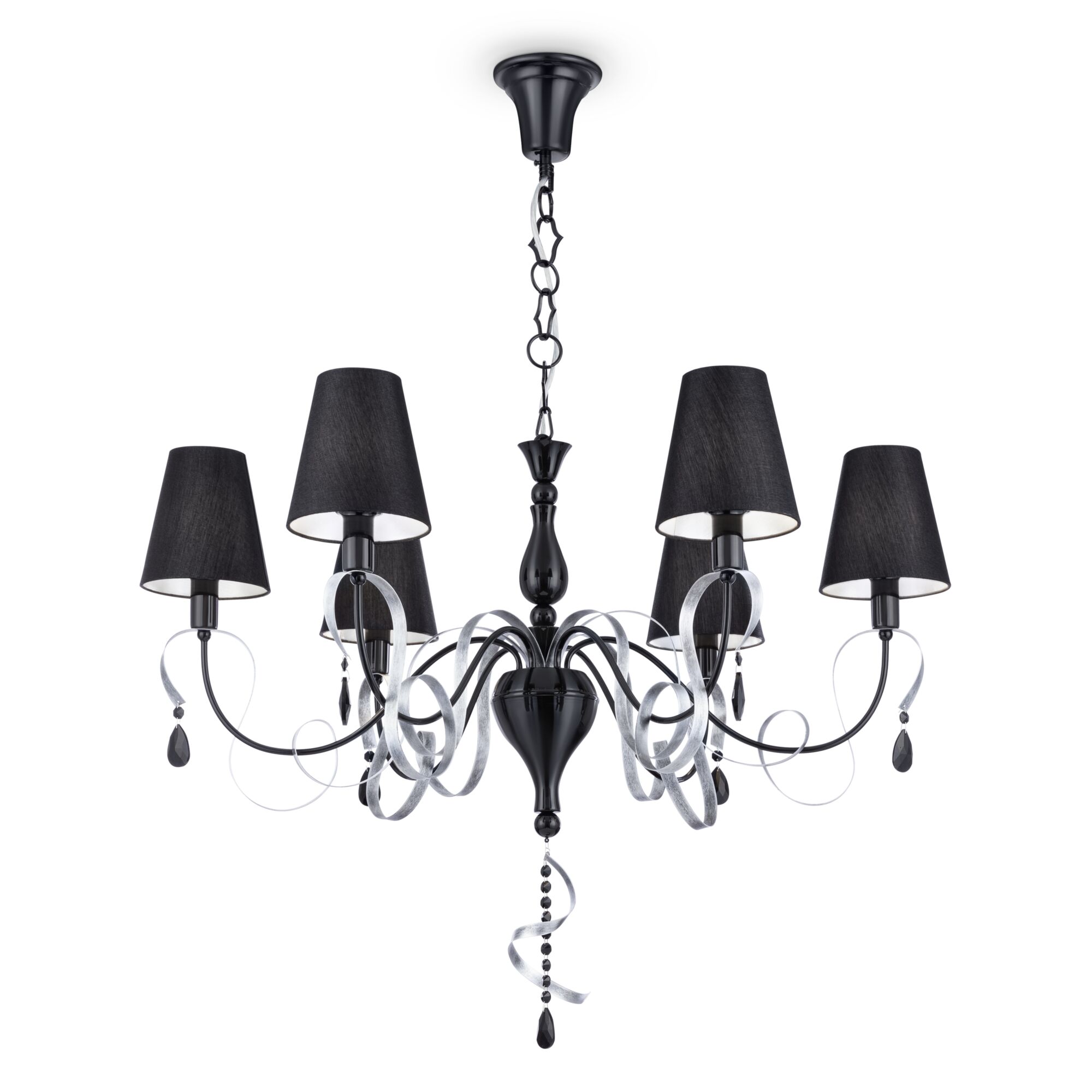 Люстра Maytoni ARM010-06-R черный/хром 6хE14х40W