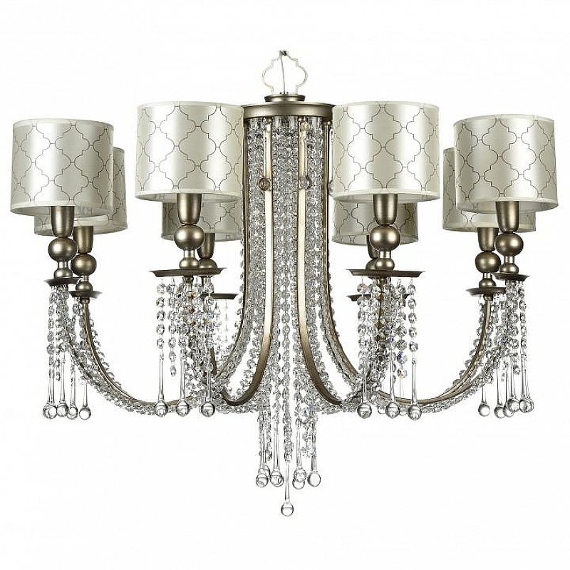 Люстра Maytoni B1ence H018-PL-08-NG цвет плафона/подвески Белый, Прозрачный, цвет арматуры Золото