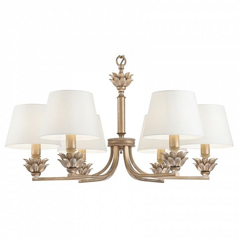 Люстра Maytoni Barbara H003PL-06MG цвет плафона/подвески Белый, цвет арматуры Золото