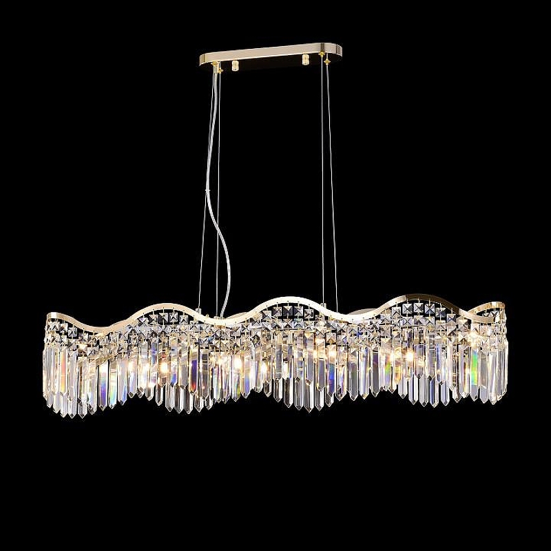 Люстра Maytoni Diamant Crystal Gracia DIA201PL-06G1 цвет плафона/подвески Прозрачный, цвет арматуры Золото