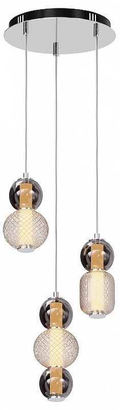 Люстра Maytoni Drop MOD273PL-L33CH3K цвет плафона/подвески Прозрачный, Серый, цвет арматуры Хром