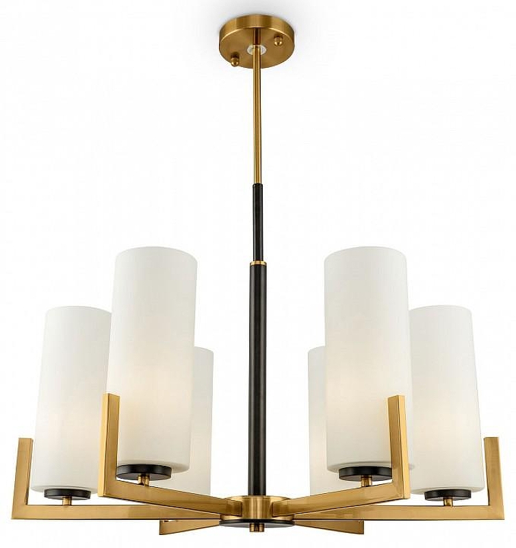 Люстра Maytoni Fortano MOD089PL-06BS цвет плафона/подвески Белый, цвет арматуры Латунь