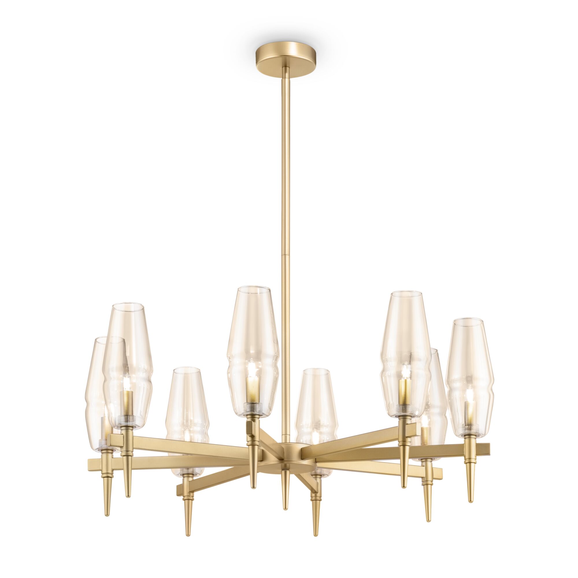Люстра Maytoni H002PL-08G Матовое Золото 8хG9х28W