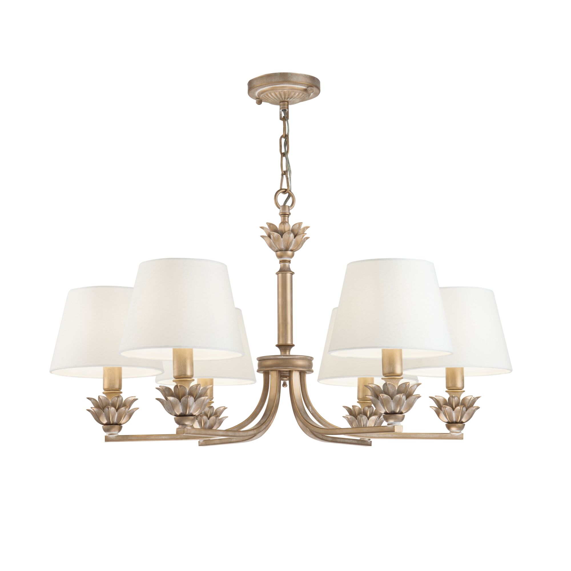Люстра Maytoni H003PL-06MG Золото Антик 6хE14х40W