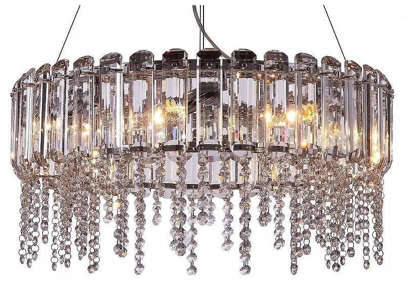 Люстра Maytoni Ha1l MOD097PL-08CH цвет плафона/подвески Прозрачный, цвет арматуры Хром