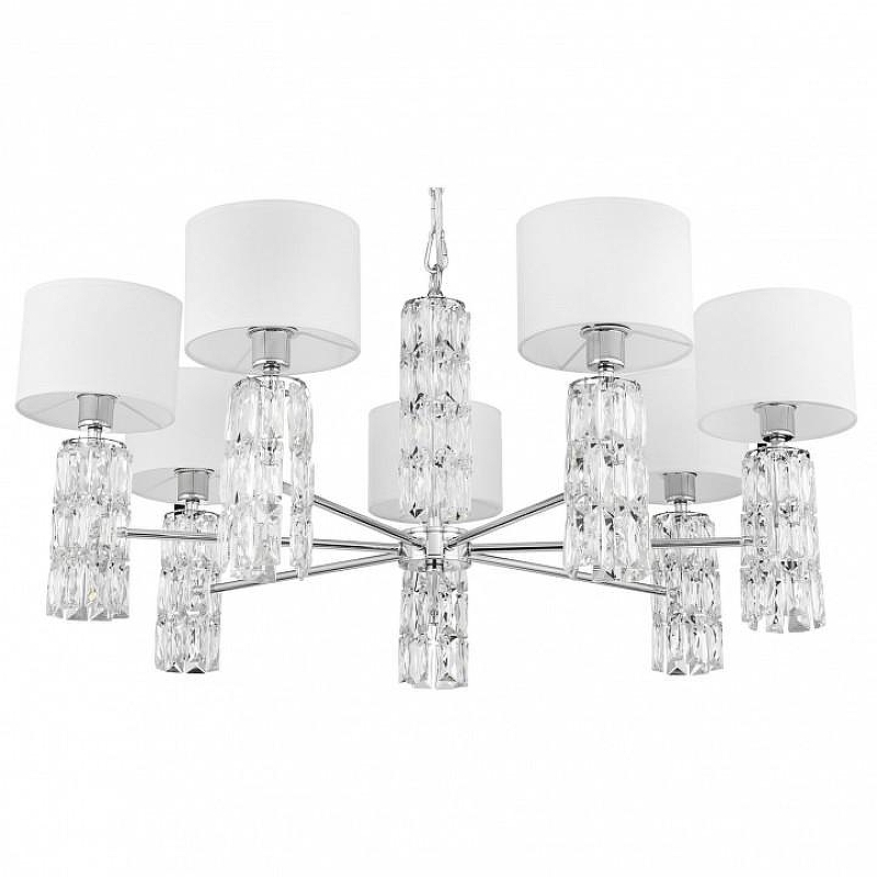 Люстра Maytoni Modern Talento DIA008PL-07CH цвет плафона/подвески Прозрачный, Белый, цвет арматуры Хром