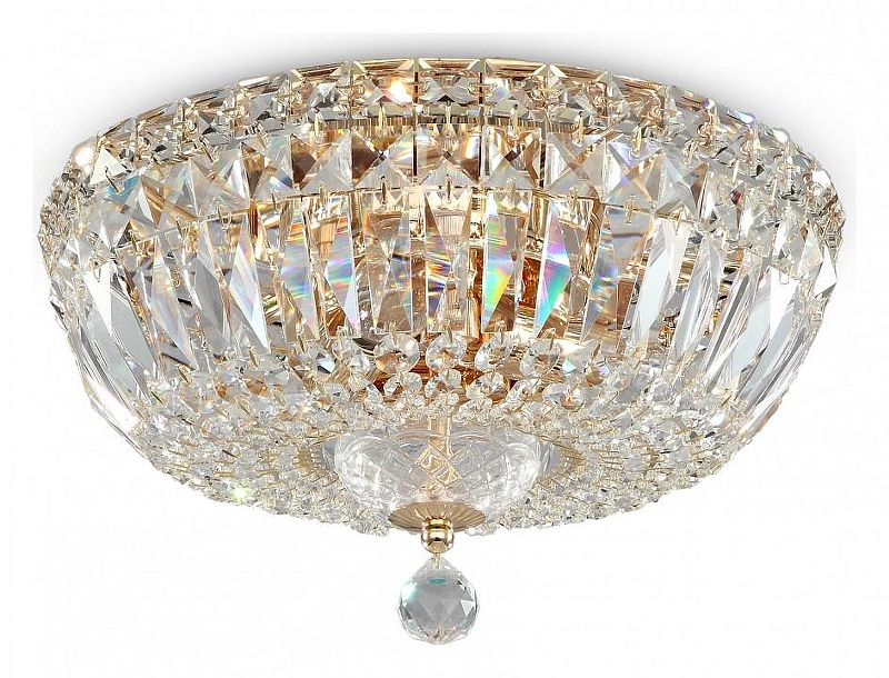 Люстра Maytoni Royal Classic Basfor DIA100-CL-03-G цвет плафона/подвески Прозрачный, цвет арматуры Золото