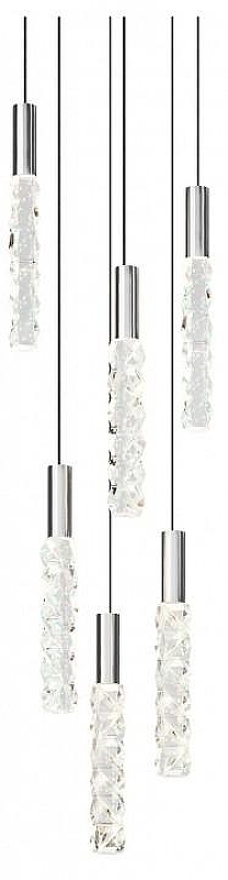 Люстра Maytoni Selemo MOD328PL-L18CH3K цвет плафона/подвески Прозрачный, цвет арматуры Хром
