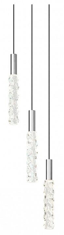 Люстра Maytoni Selemo MOD328PL-L9CH3K цвет плафона/подвески Прозрачный, цвет арматуры Хром