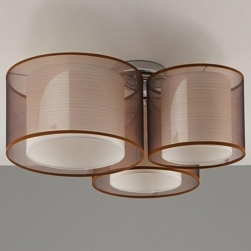 Люстра Moderli Room V10623-3C цвет плафона/подвески Коричневый, цвет арматуры Хром