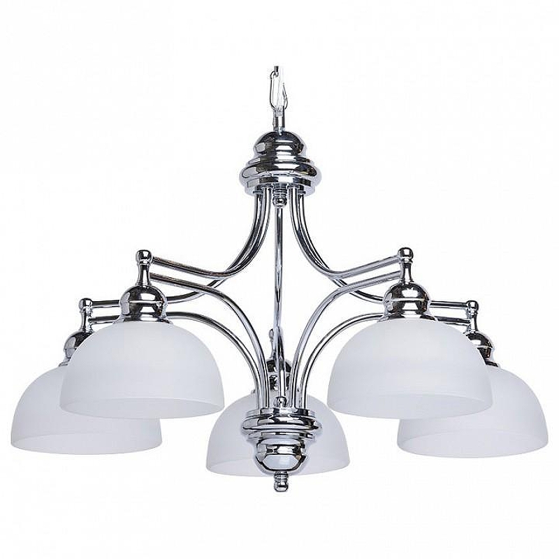 Люстра MW-Light Фелиция 347017405 цвет плафона/подвески Белый, цвет арматуры Хром