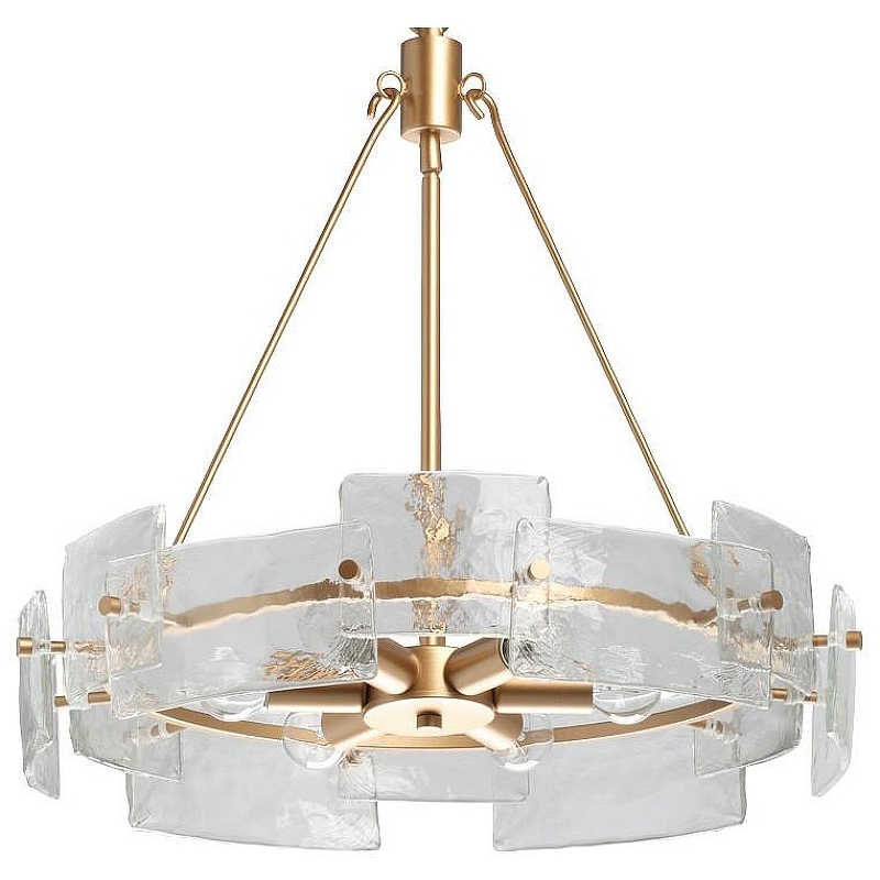 Люстра MW-Light Илоника 4 451011506 цвет плафона/подвески Прозрачный, цвет арматуры Золото