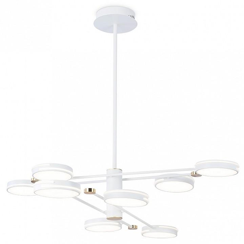 Люстра на штанге Ambrella Light FL FL51642 цвет плафона/подвески Белый, цвет арматуры Белый, Золото