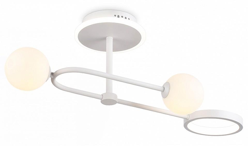 Люстра на штанге Ambrella Light FL FL66221 цвет плафона/подвески Белый, цвет арматуры Белый