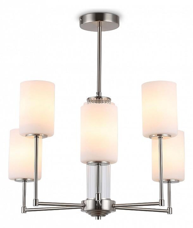 Люстра на штанге Ambrella Light HIGH LIGHT LH56211 цвет плафона/подвески Белый, цвет арматуры Никель