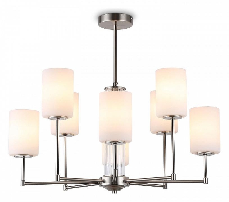 Люстра на штанге Ambrella Light HIGH LIGHT LH56213 цвет плафона/подвески Белый, цвет арматуры Никель