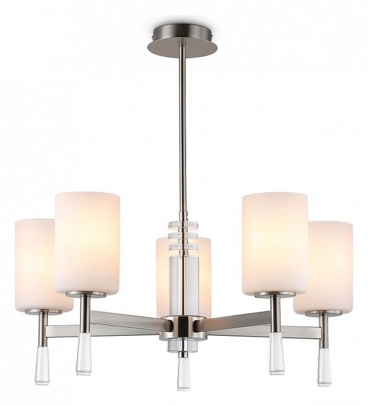 Люстра на штанге Ambrella Light HIGH LIGHT LH56251 цвет плафона/подвески Белый, цвет арматуры Никель