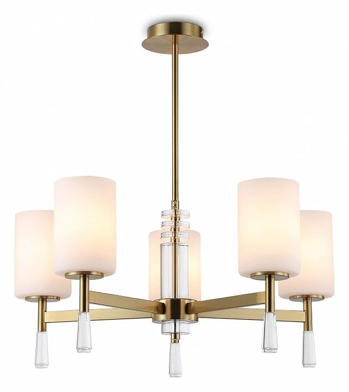 Люстра на штанге Ambrella Light HIGH LIGHT LH56261 цвет плафона/подвески Белый, цвет арматуры Латунь