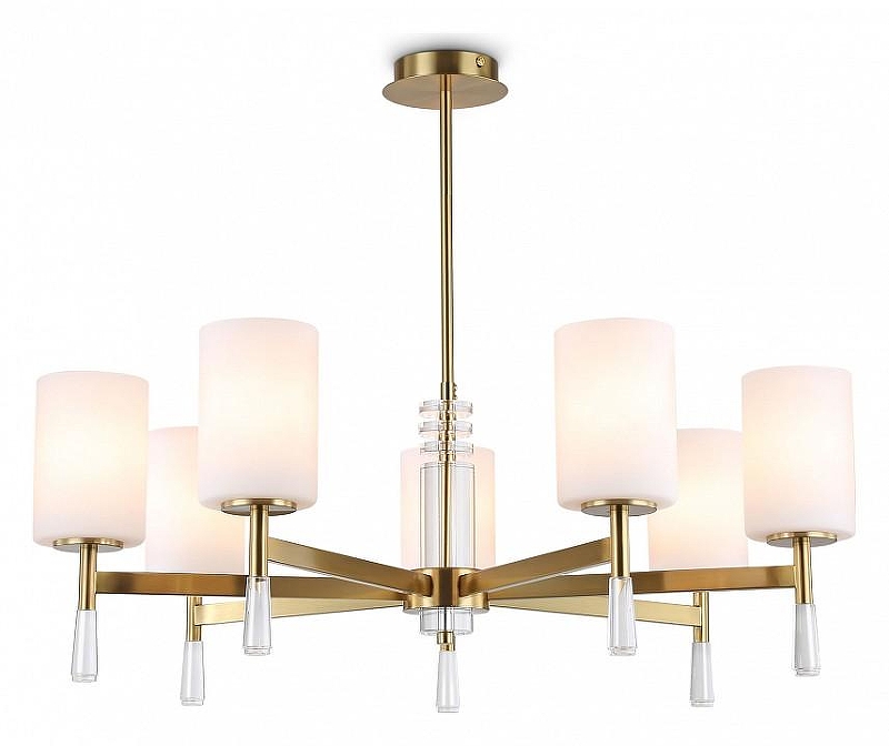 Люстра на штанге Ambrella Light HIGH LIGHT LH56263 цвет плафона/подвески Белый, цвет арматуры Латунь