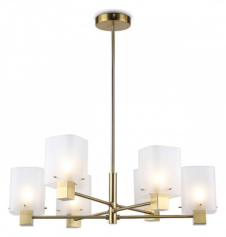 Люстра на штанге Ambrella Light HIGH LIGHT LH57031 цвет плафона/подвески Белый, цвет арматуры Латунь