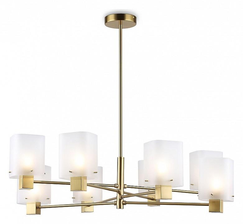 Люстра на штанге Ambrella Light HIGH LIGHT LH57033 цвет плафона/подвески Белый, цвет арматуры Латунь