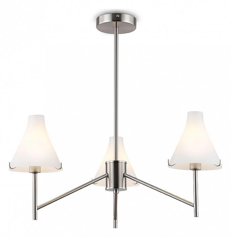 Люстра на штанге Ambrella Light HIGH LIGHT LH57121 цвет плафона/подвески Белый, цвет арматуры Никель