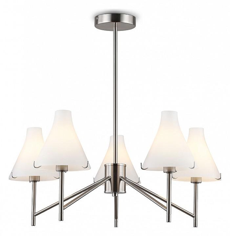 Люстра на штанге Ambrella Light HIGH LIGHT LH57123 цвет плафона/подвески Белый, цвет арматуры Никель