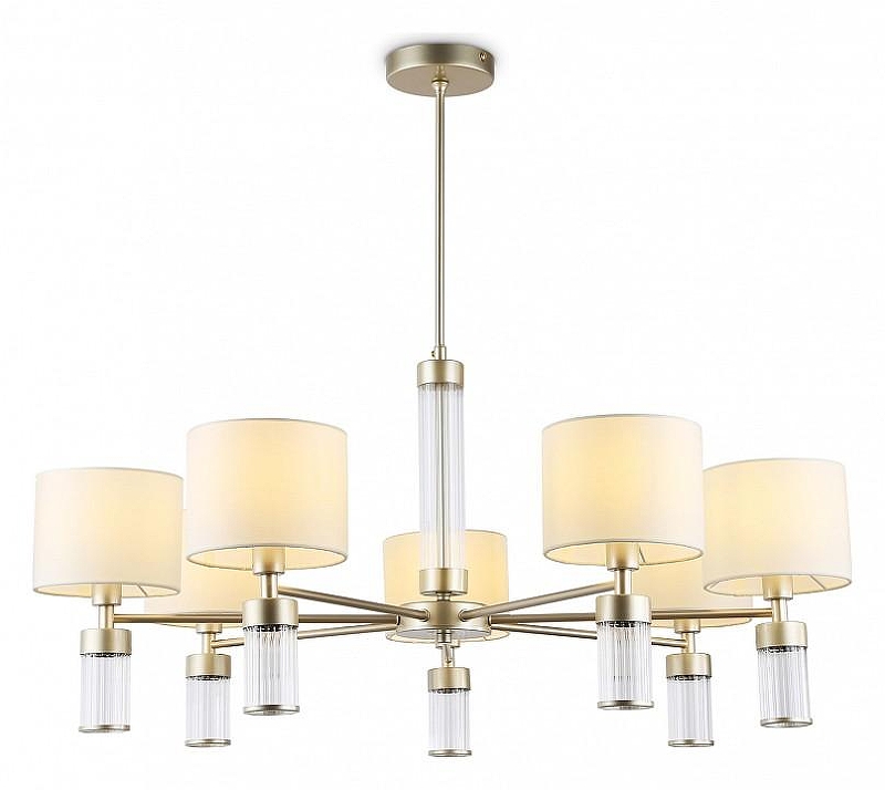 Люстра на штанге Ambrella Light HIGH LIGHT LH71303 цвет плафона/подвески Белый, цвет арматуры Золото