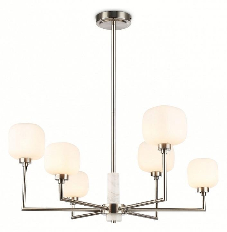 Люстра на штанге Ambrella Light LH LH53001 цвет плафона/подвески Белый, цвет арматуры Никель