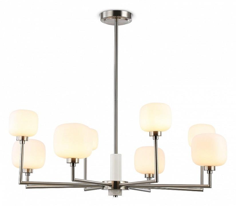 Люстра на штанге Ambrella Light LH LH53003 цвет плафона/подвески Белый, цвет арматуры Никель