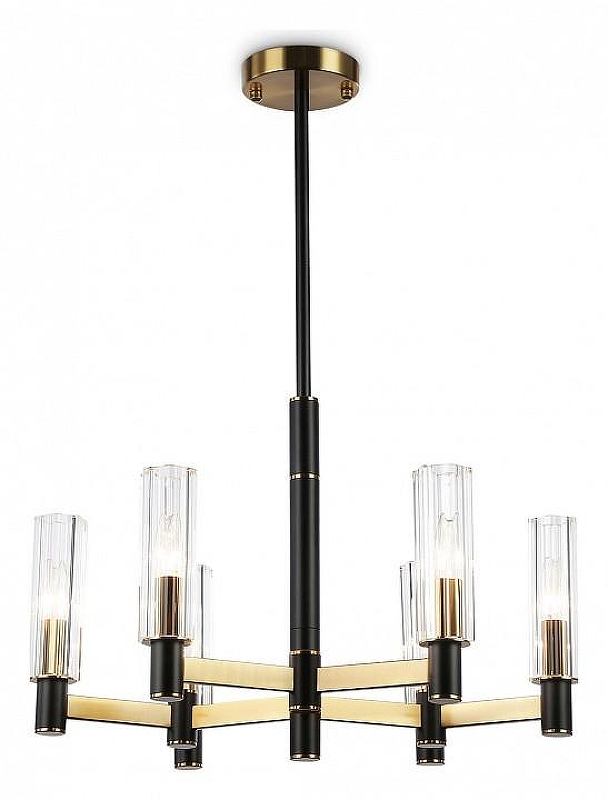 Люстра на штанге Ambrella Light LH LH55511 цвет плафона/подвески Прозрачный, цвет арматуры Латунь, Черный