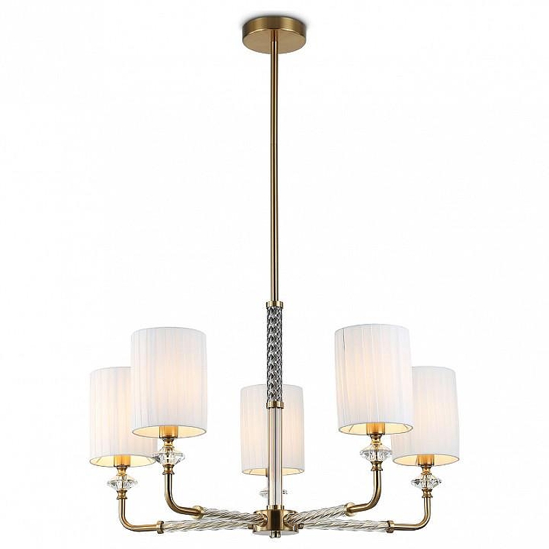 Люстра на штанге Ambrella Light LH LH71500 цвет плафона/подвески Белый, цвет арматуры Латунь