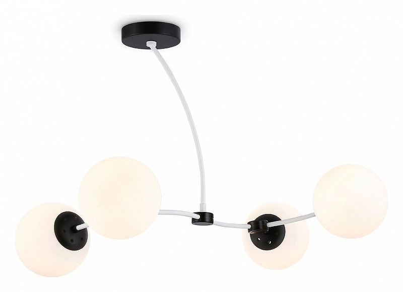 Люстра на штанге Ambrella Light TR TR2542 цвет плафона/подвески Белый, цвет арматуры Белый, Черный