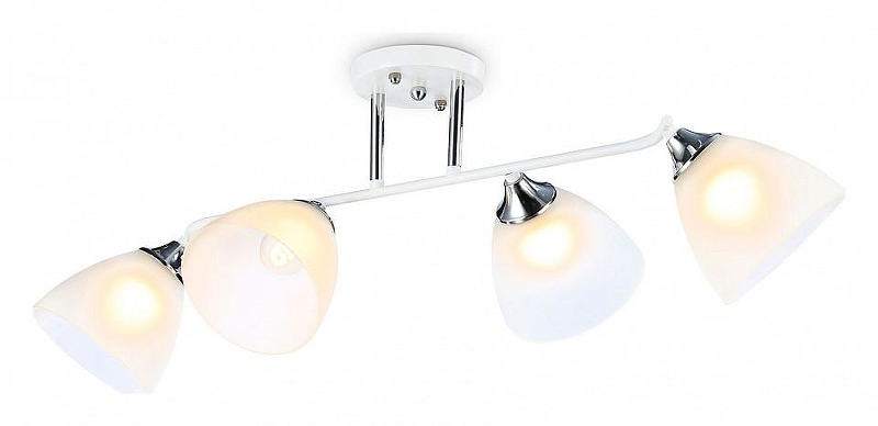 Люстра на штанге Ambrella Light TR TR303003 цвет плафона/подвески Белый, цвет арматуры Белый, Хром