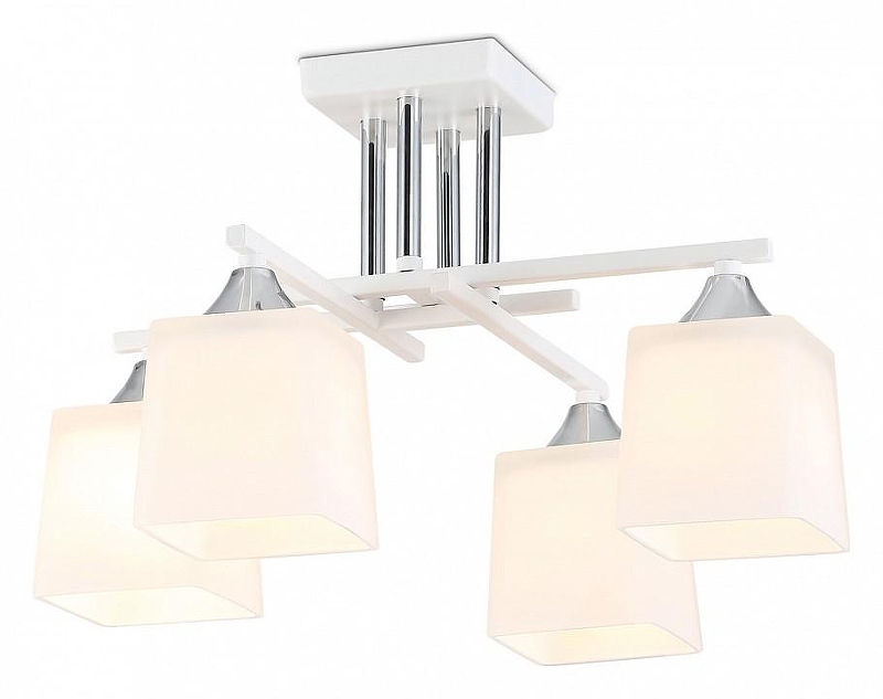 Люстра на штанге Ambrella Light TR TR303041 цвет плафона/подвески Белый, цвет арматуры Белый