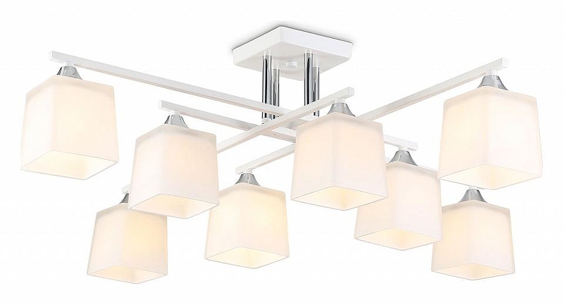 Люстра на штанге Ambrella Light TR TR303043 цвет плафона/подвески Белый, цвет арматуры Белый